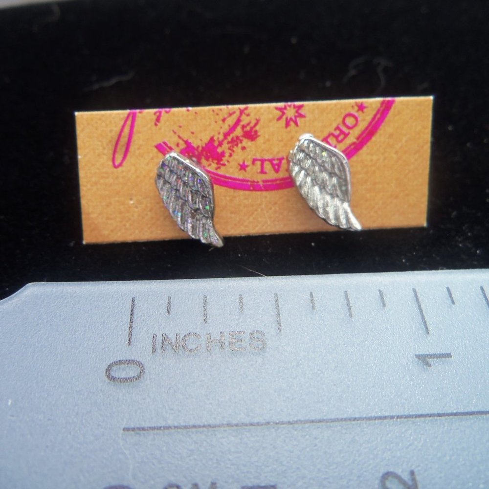 Wings Pierced Earrings